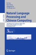 Natural Language Processing and Chinese Computing