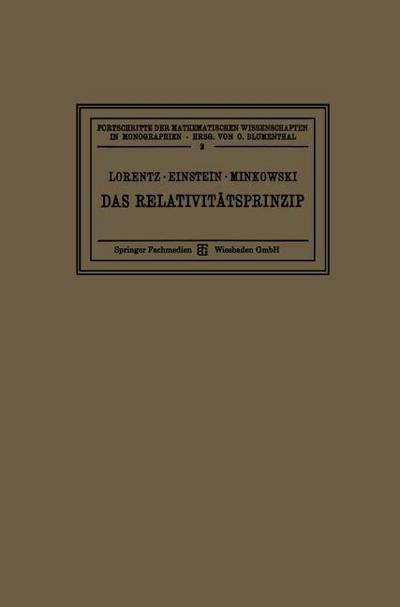 Das Relativitätsprinzip