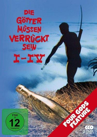 Die Götter müssen verrückt sein I-IV / Four Gods Feature (4 DVDs)