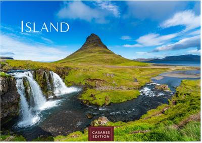 Island Kalender 2026 - Wandkalender | Fotokalender Naturkalender 35x50cm Grosses Format - Hochwertiger . mit atemberaubenden Island-Landschaften