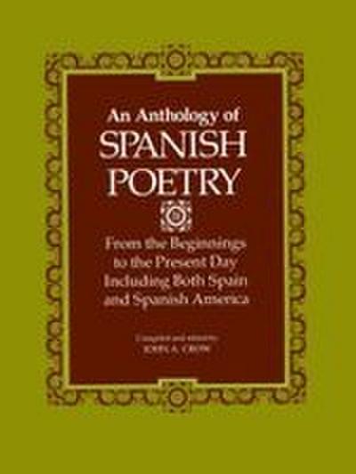 An Anthology of Spanish Poetry