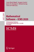 Mathematical Software - ICMS 2020
