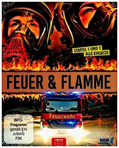 Feuer und Flamme - Mit Feuerwehrmännern im Einsatz. Staffel.1+2, 2 Blu-ray