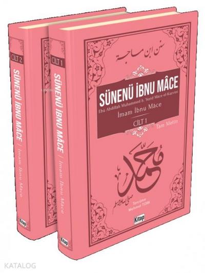 Sünenü Ibnu Mace 2 Cilt Ciltli