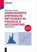 Angewandte empirische Methoden in Finance & Accounting