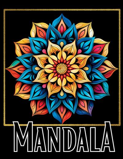 Mandala Malbuch "Black"