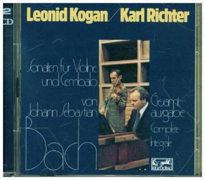 Violin Sonatas / Sonaten für Violine & Cembalo, BWV 1014-1019, 2 Audio-CD