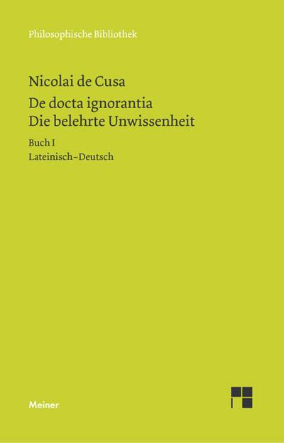 De docta ignorantia/Die belehrte Unwissenheit 1