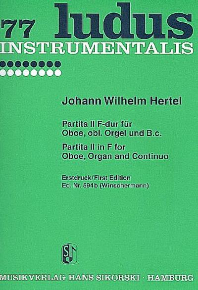 Partita F-Dur Nr.2für Oboe, Orgel und Bc