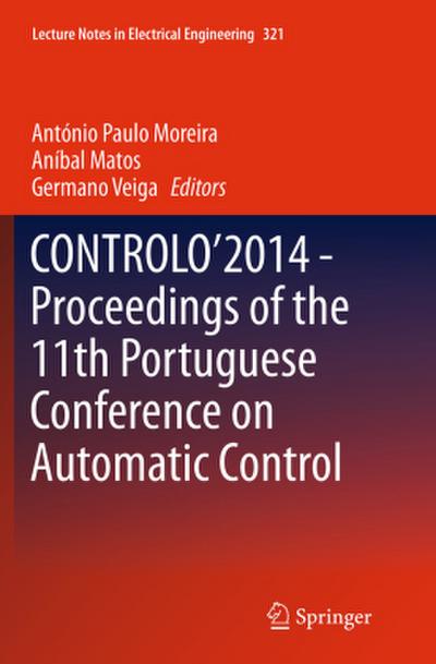 CONTROLO’2014 - Proceedings of the 11th Portuguese Conference on Automatic Control