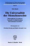 Die Universalität der Menschenrechte.