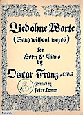 Lied ohne Worte op.2für Horn in F und Klavier