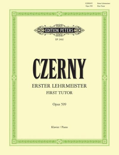 First Tutor Op. 599 for Piano