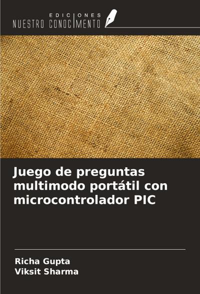 Juego de preguntas multimodo portátil con microcontrolador PIC