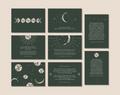 Postkarten-Set ’Sei wie der Mond’