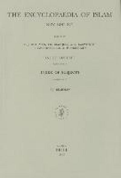 Encyclopaedia of Islam, Index of Subjects