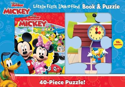 Disney Junior Mickey Mouse Clubhouse: Little First Look and Find Book & Puzzle