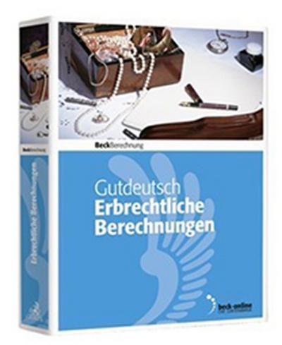 Erbrechtliche Berechnungen, CD-ROM