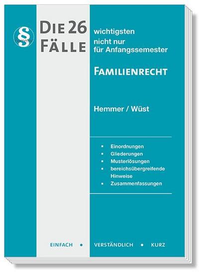 Die 26 wichtigsten Fälle Familienrecht