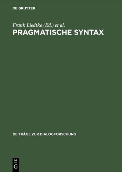 Pragmatische Syntax