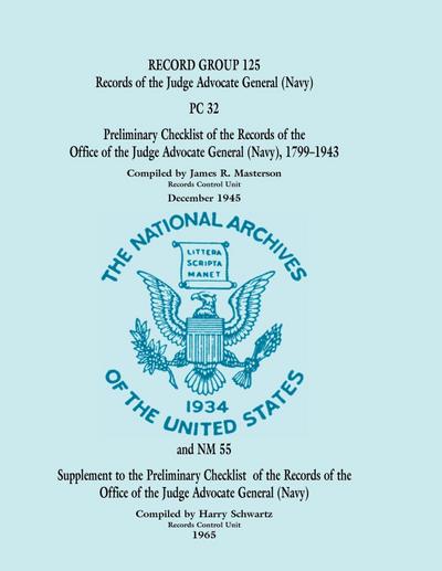 Record Group 125, Records of the Office of the Judge Advocate General (Navy)