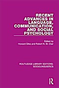 Recent Advances in Language, Communication, and Social Psychology