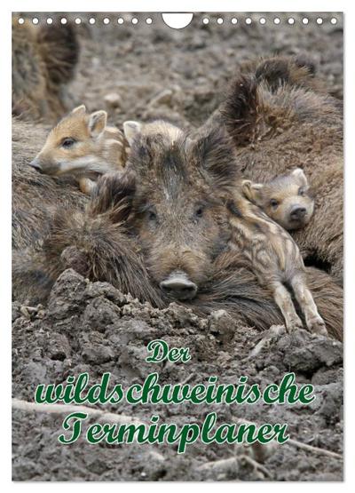 Der wildschweinische Terminplaner (Wandkalender 2024 DIN A4 hoch), CALVENDO Monatskalender