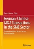 German-Chinese M&A Transactions in the SME Sector