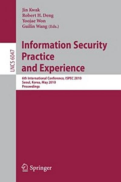 Information Security, Practice and Experience