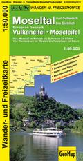 Moseltal, Vulkaneifel, Moseleifel Wander- und Freizeitkarte