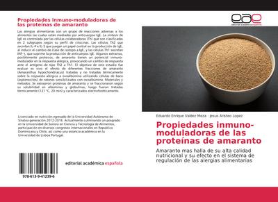 Propiedades inmuno-moduladoras de las proteínas de amaranto