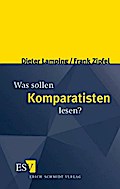 Was sollen Komparatisten lesen?