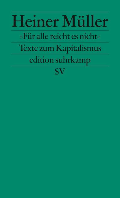 »Für alle reicht es nicht«