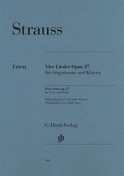 Richard Strauss - Vier Lieder op. 27