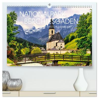 Nationalpark Berchtesgaden- Magische Augenblicke (hochwertiger Premium Wandkalender 2026 DIN A2 quer), Kunstdruck in Hochglanz