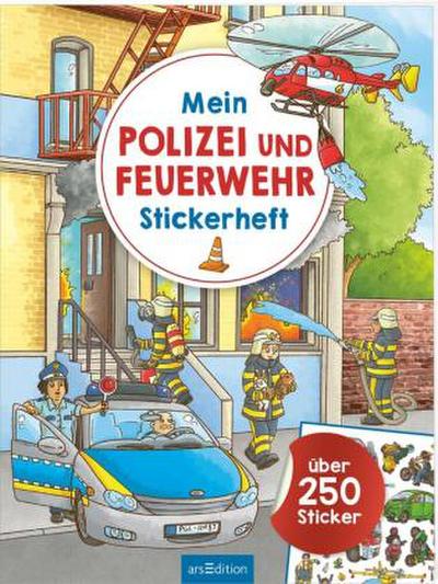 Mein Polizei- und Feuerwehr-Stickerheft