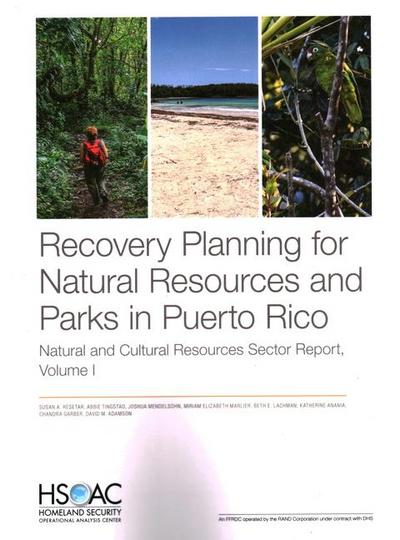 Recovery Planning for Natural Resources and Parks in Puerto Rico