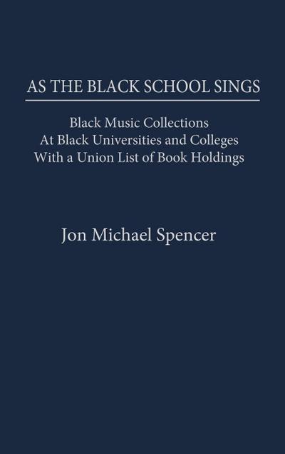 As the Black School Sings