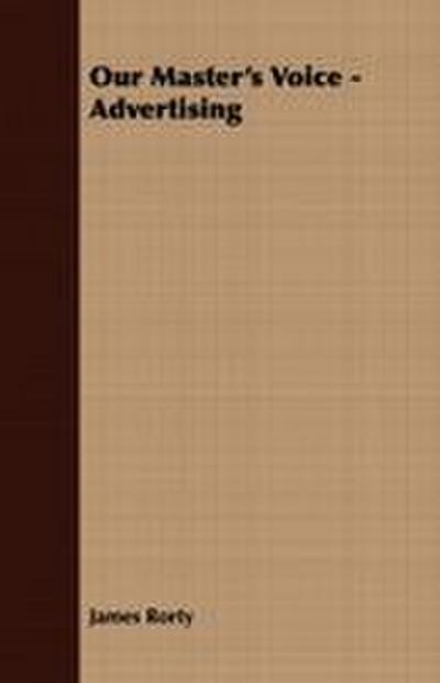 Our Master’s Voice - Advertising