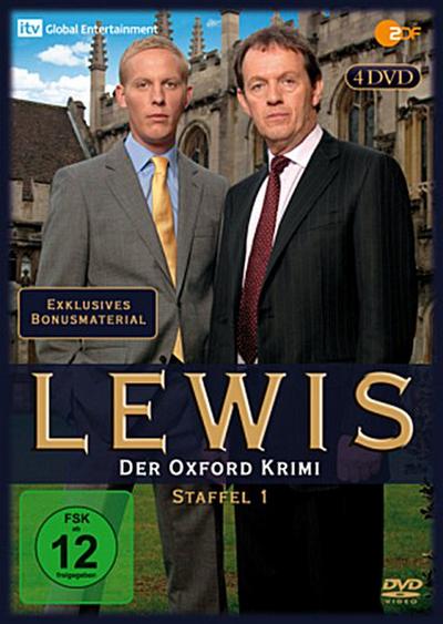 Lewis - Der Oxford Krimi. Staffel.1, 4 DVDs