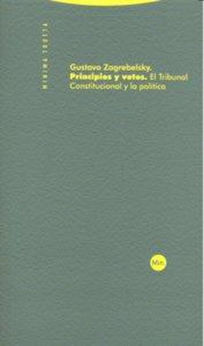 Principios y votos : el Tribunal Constitucional y la política