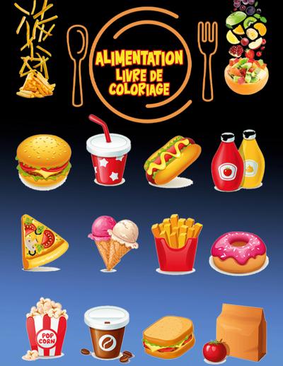 Alimentation Livre de coloriage
