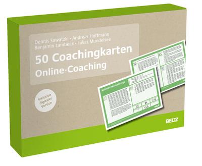 50 Coachingkarten Online-Coaching, m. 1 Beilage, m. 1 E-Book