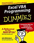 Excel VBA Programming For Dummies
