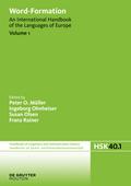 Word-Formation, Volume 1, Word-Formation