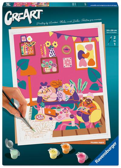 CreArt, Malen nach Zahlen Adults Trend - Pyjama Party