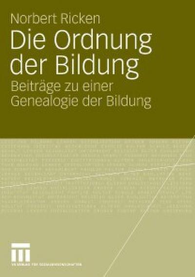 Die Ordnung der Bildung