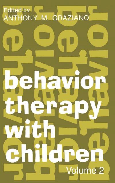 Behavior Therapy with Children