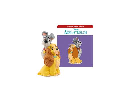 tonies Hörfiguren für Toniebox, Disney – Susi und Strolch, Hörspiel mit Liedern, für Kinder ab 4 Jahren, Spielzeit ca. 54 Minuten