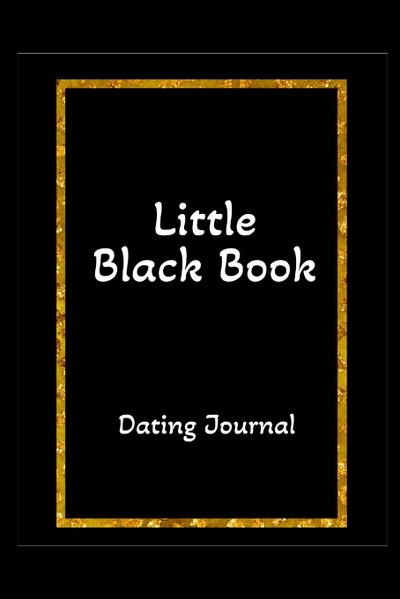 LITTLE BLACK BOOK Dating Journal